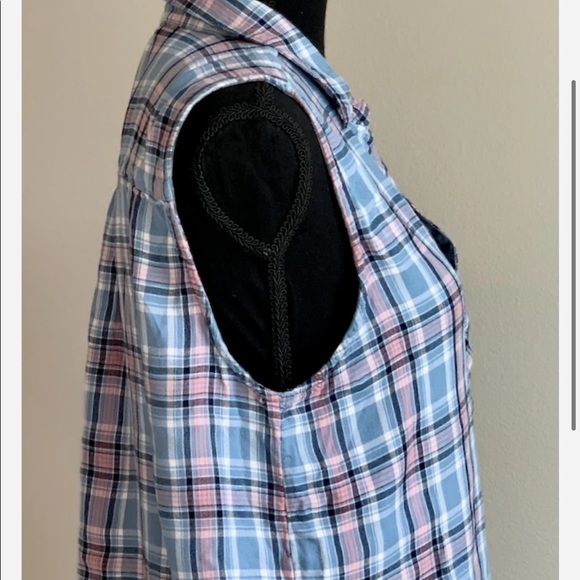 Joie Soft Plaid Top - Picture 2 of 10